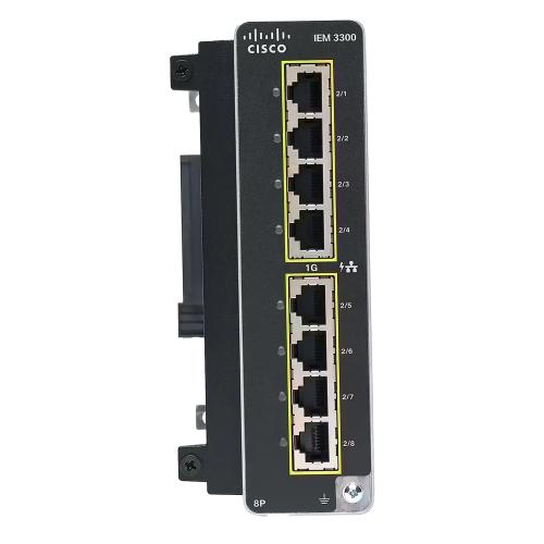 Промышленный модуль Cisco IEM-3300-8S= 8 оптических портов GE SFP для IE3300