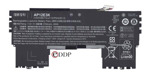 Аккумулятор Acer AP12E3K