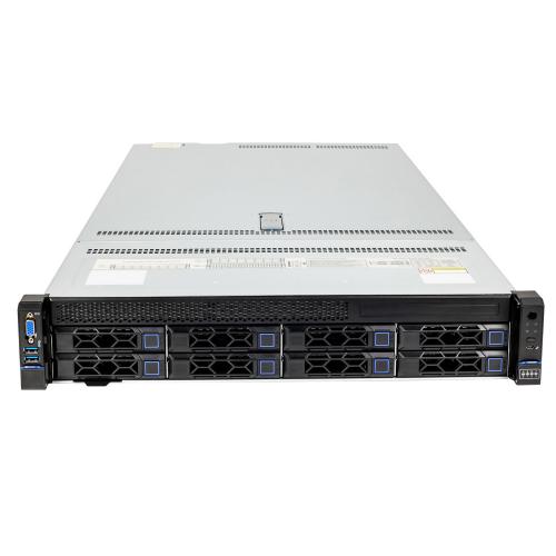 Серверная платформа HIPER R3-T223208-13, передняя панель с разъёмами и кнопками