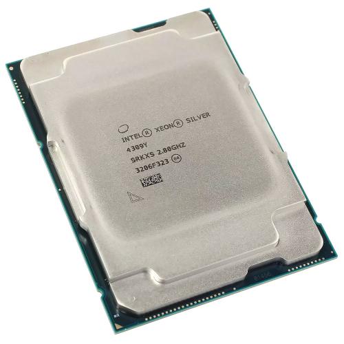 Intel Xeon Silver 4309Y 338-CBWIt, 2.8 ГГц, 8 ядер - процессор для сервера Dell 