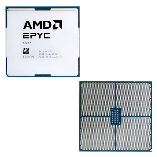 Серверный процессор AMD EPYC 9555 64-ядерный SP5 Genoa 360W OEM