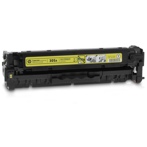 Оригинальный желтый картридж HP 305A (CE412A) для цветной лазерной печати