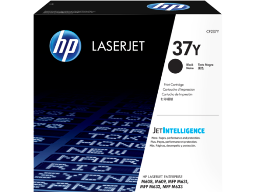 Оригинальный черный картридж с тонером HP 37Y (CF237YC) сверхвысокой емкости