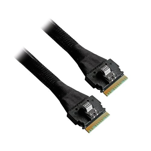 Кабель Supermicro CBL-SAST-1213-100 Slimline x8 SFF-8654 на Slimline x8 14см 100 Ом