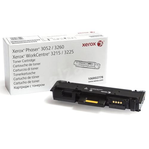 Оригинальный черный картридж Xerox 106R02778 для принтеров Phaser 3052, 3260DNI и МФУ WorkCentre 3225DNI, 3215NI
