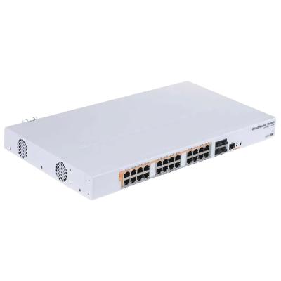 Управляемый коммутатор MicroTik CRS328-24P-4S+RM для монтажа в стандартную стойку'