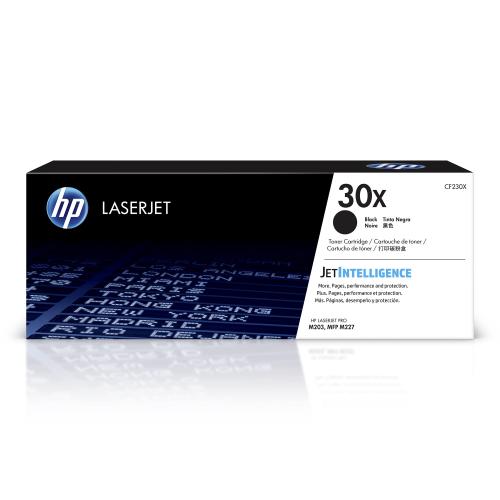 Оригинальный черный картридж с тонером HP 30X (CF230XC) высокой емкости