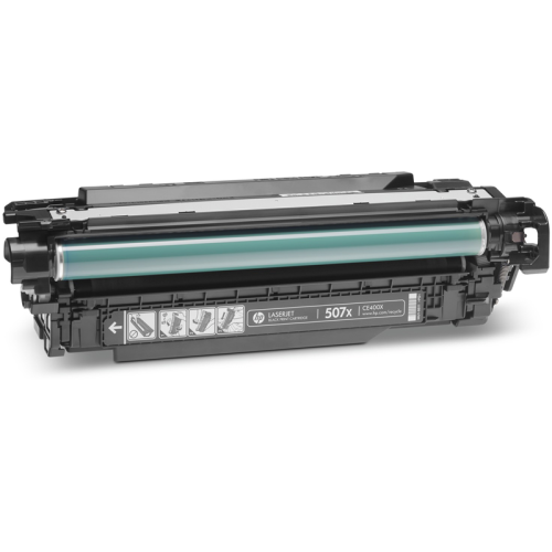 Оригинальный черный картридж с тонером HP 507X (CE400X) сверхвысокой емкости