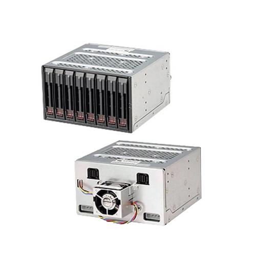 Мобильная корзина SuperMicro CSE-M28SACB 8x2.5 Hot-swap SAS3/SATA3 в 2x5.25 отсека