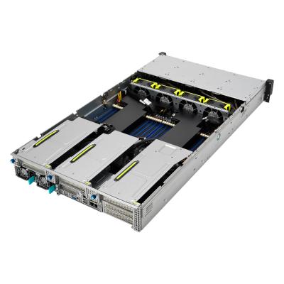 Серверная платформа ASUS RS720-E10-RS24U (90SF00Z3-M000T0), вид со снятой верхней крышкой