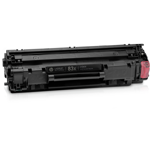 Оригинальный черный картридж с тонером HP 83X (CF283X) высокой емкости