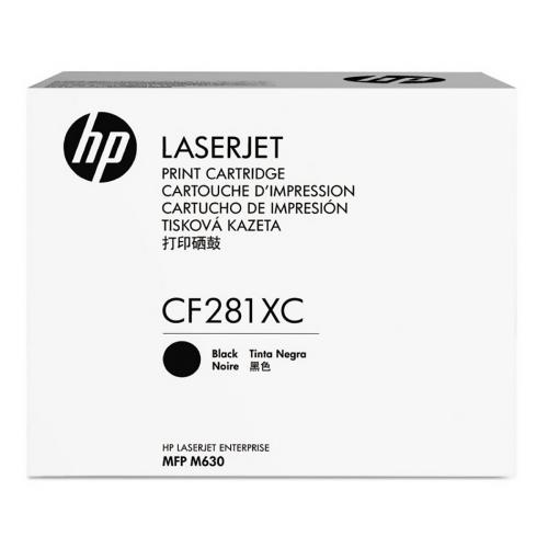 Оригинальный черный картридж с тонером HP 81X (CF281XC) сверхвысокой емкости