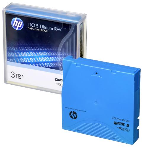 Ленточный картридж HPE C7975AN-1 LTO-5 Ultrium 3TB RW (с наклейкой, 1шт)
