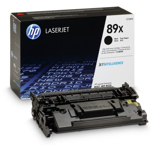 Оригинальный черный картридж с тонером HP 89X (CF289X) высокой емкости