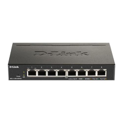 Коммутатор D-Link DGS-1100-08PV2/A3A, настраиваемый L2