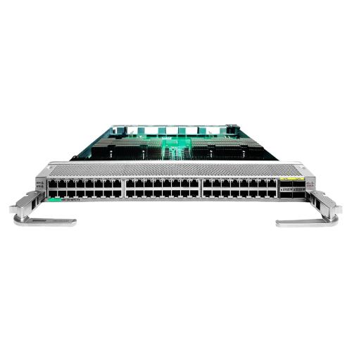 Линейная карта Cisco Nexus 9500 N9K-X9788TC-FX с 48 портами 10G RJ-45 и 4 портами 100G QSFP28