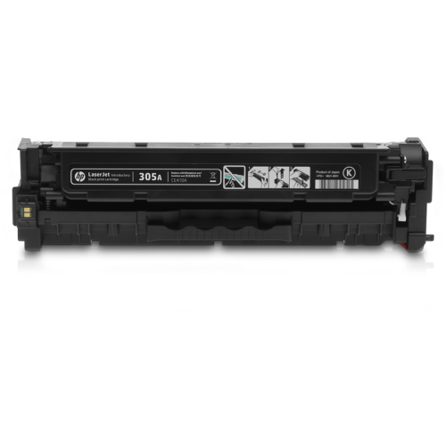 Оригинальный черный картридж с тонером HP 305A (CE410A) для монохромной лазерной печати