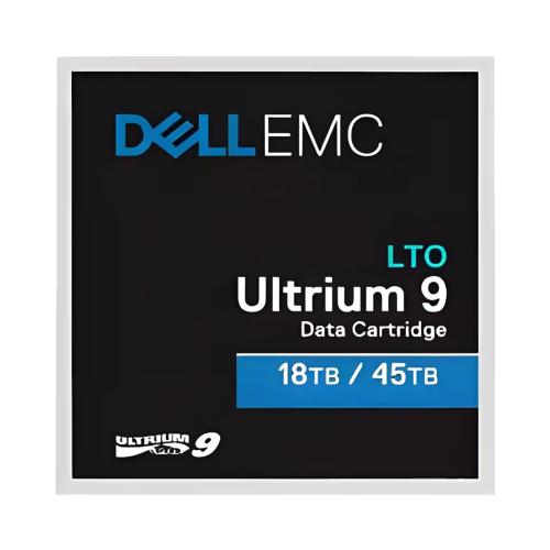 Ленточный картридж Dell LTO-9 Ultrium ёмкостью 18ТБ для резервного копирования и архивирования данных