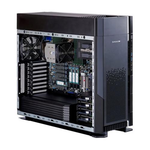 Рабочая станция Supermicro SYS-551A-T Tower 5U с одним процессором Intel Xeon W-3400 и поддержкой 4 GPU