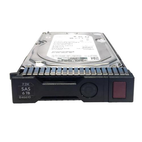 HPE 846610-001 6TB SAS 12Gbps LFF с цифровой подписью прошивки для серверов ProLiant Gen8/Gen9/Gen10