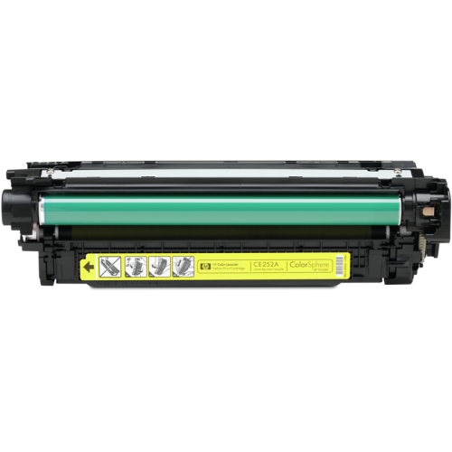 Оригинальный желтый картридж с тонером HP 504A (CE252A)